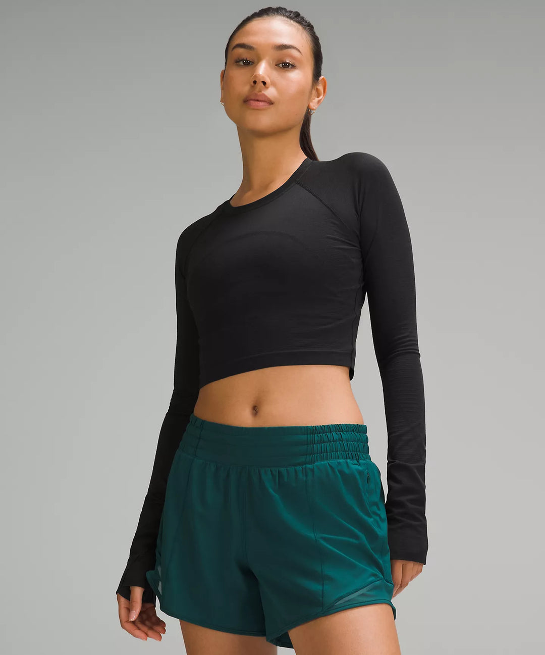 lululemon Swiftly Tech Cropped Long Sleeve 2.0