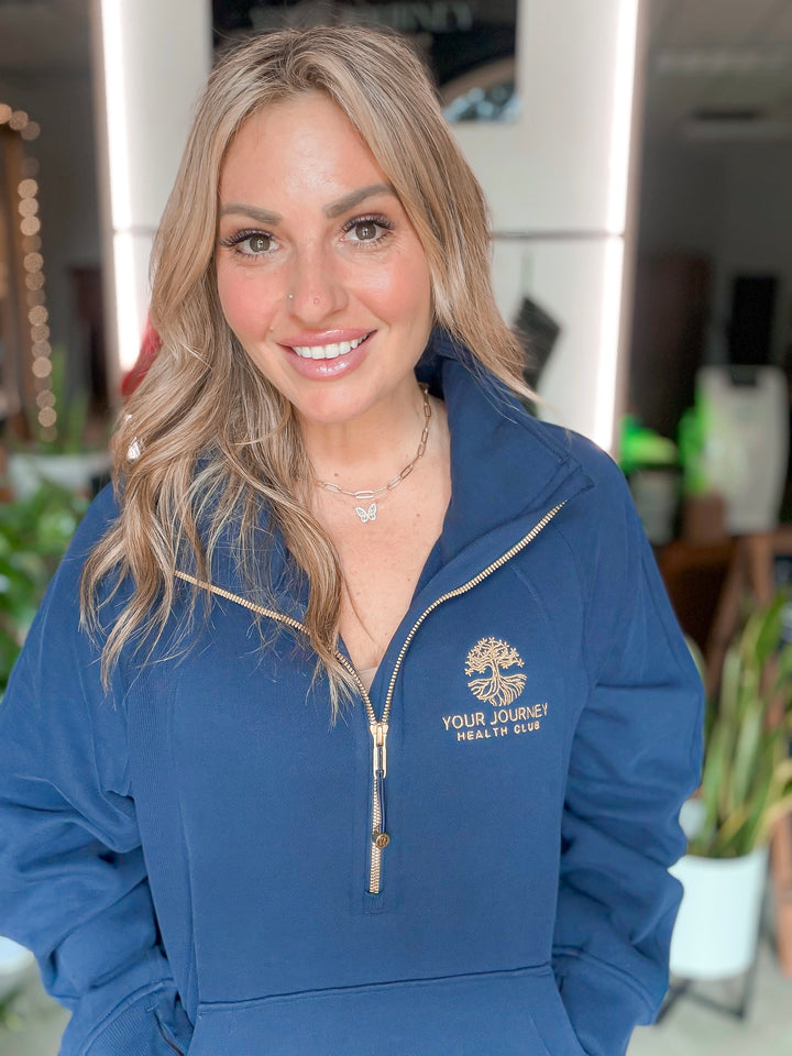 YJHC Branded lululemon Scuba Oversized Funnel-Neck Half Zip *Long