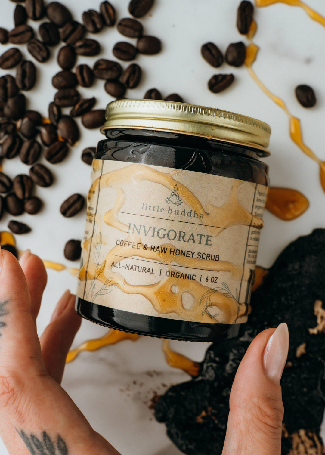 Exfoliating Coffee & Honey Scrub | Hydrating & Acne-Fighting