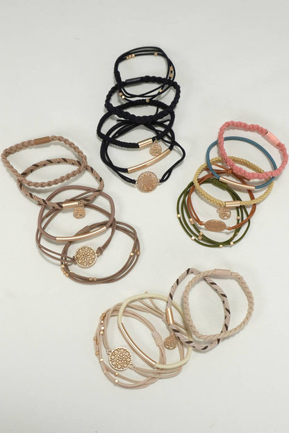 BOHO DUAL FUNCTION KNOT BRACELET HAIR TIES