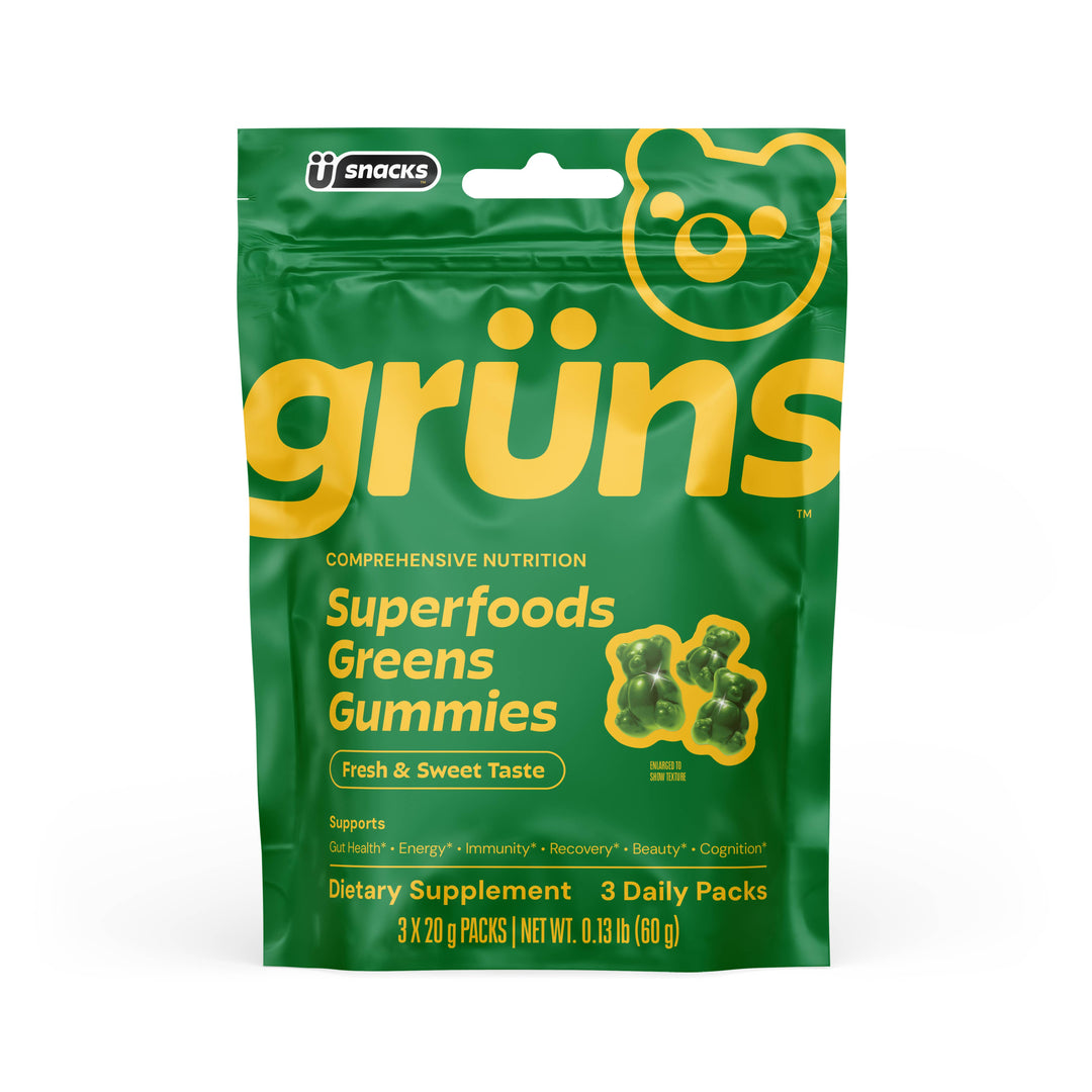 Grüns Adult Superfood Greens Gummies, 3 Servings