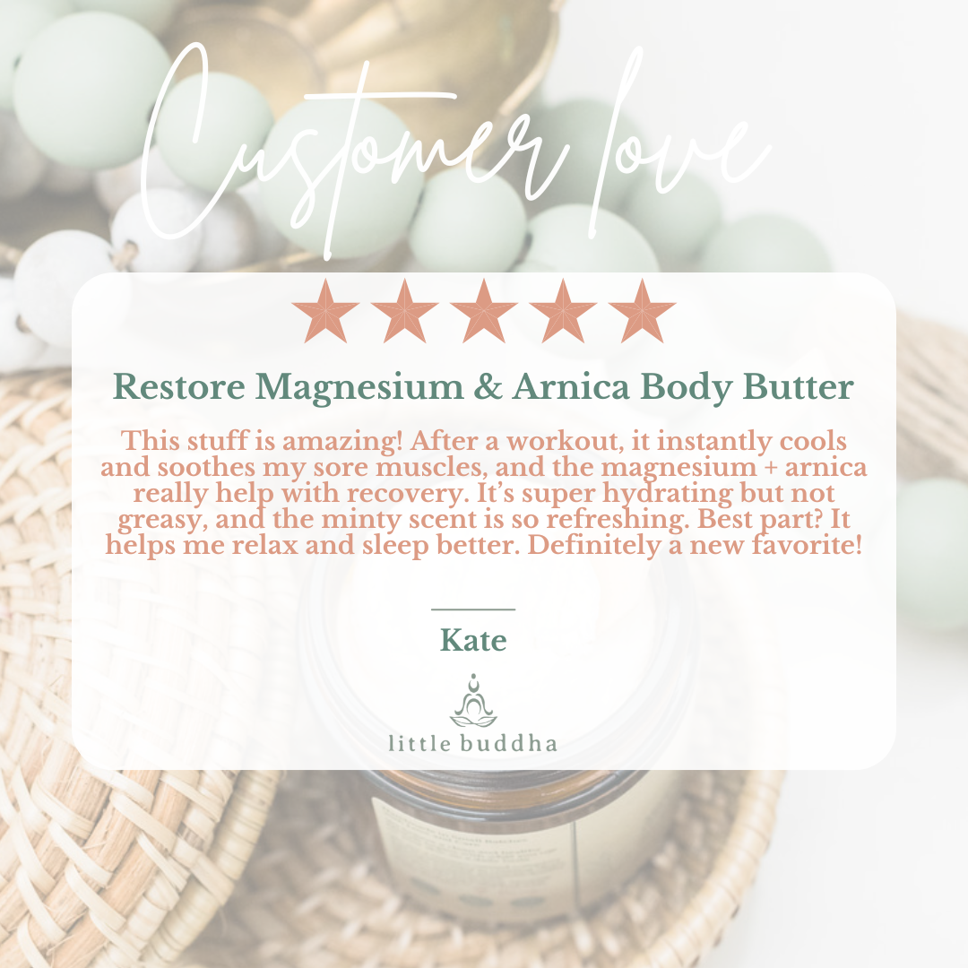 Cooling Magnesium Arnica Body Butter | Sore Muscles & Sleep