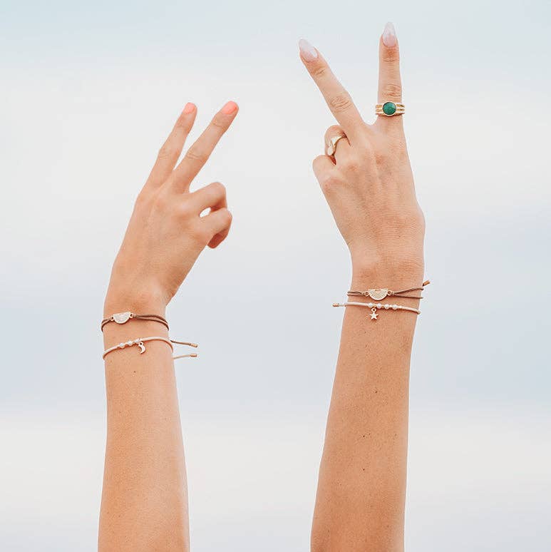 "Forever Friends" Nutral Sun Friendship Hair Tie Bracelets