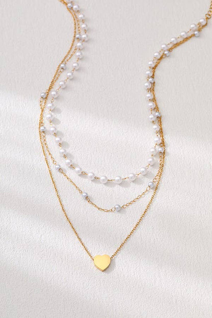 Layered Pearl Necklace