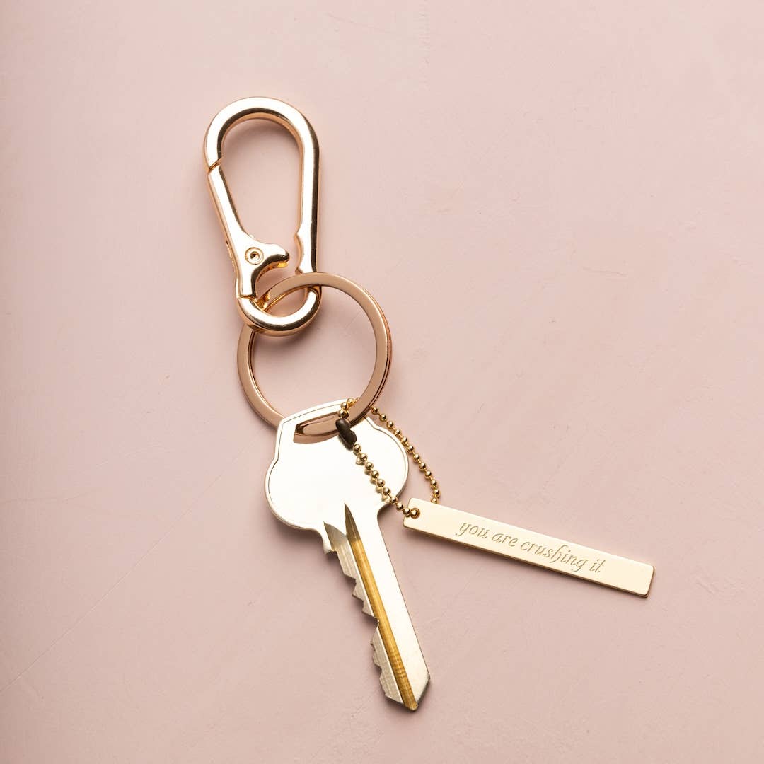 Hidden Message Bracelet - Loved/Rhodochrosite/Gold