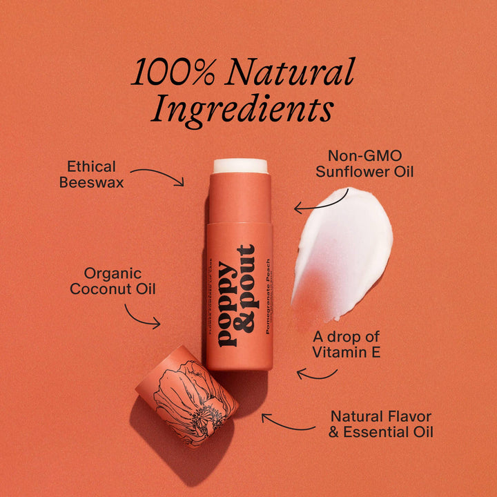 Lip Care Duo, Pomegranate Peach