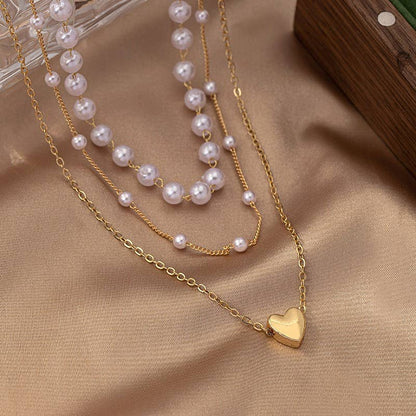 Layered Pearl Necklace