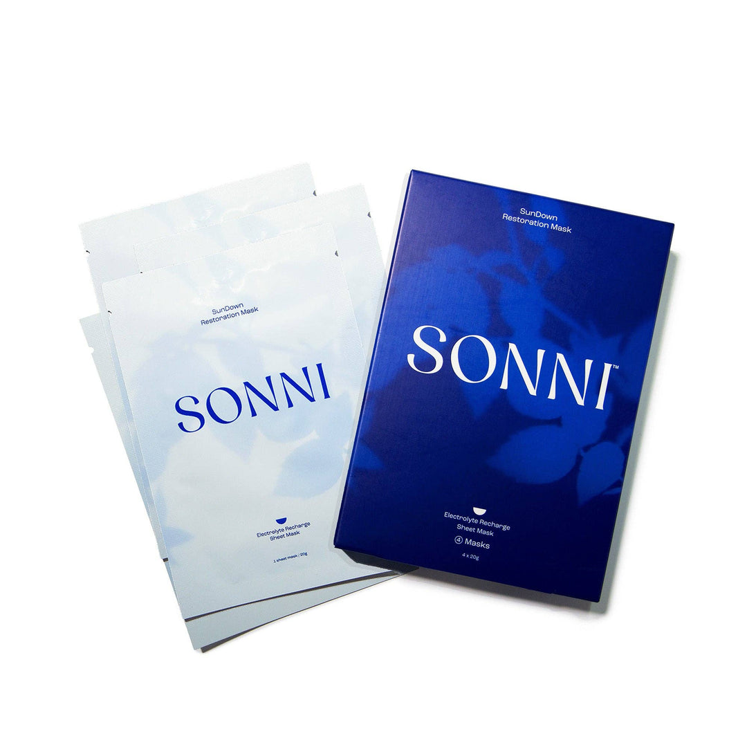 SunDown Electrolyte Sheet Mask (Pack of 4)