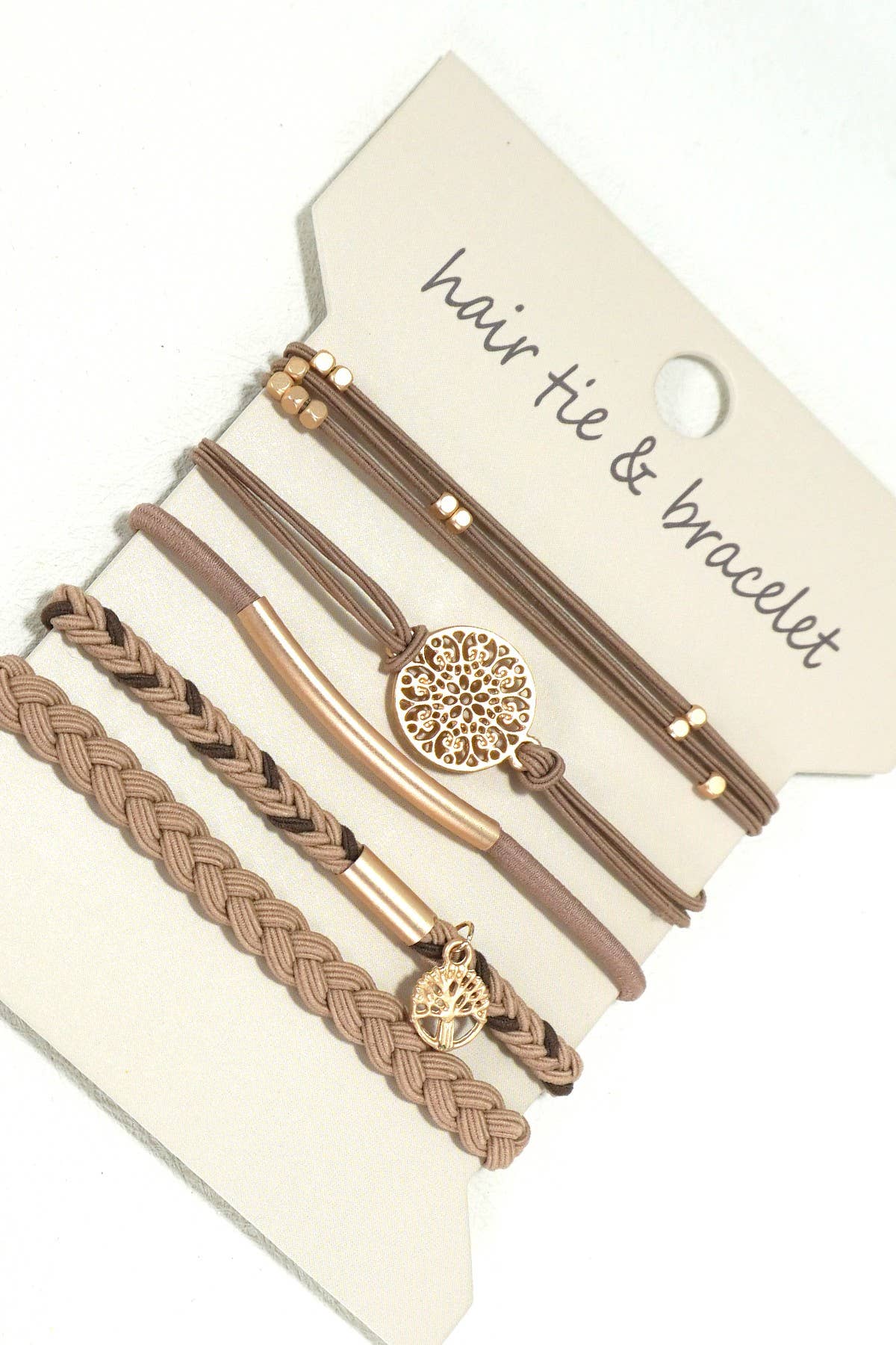 BOHO DUAL FUNCTION KNOT BRACELET HAIR TIES