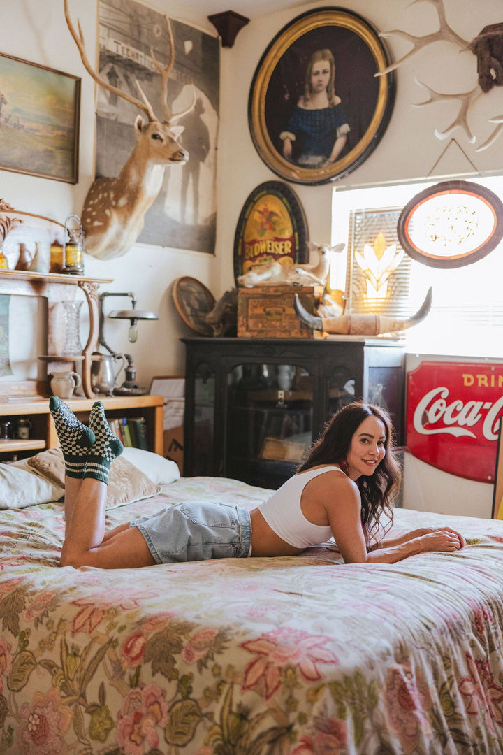 Mustang Knit High Ankle