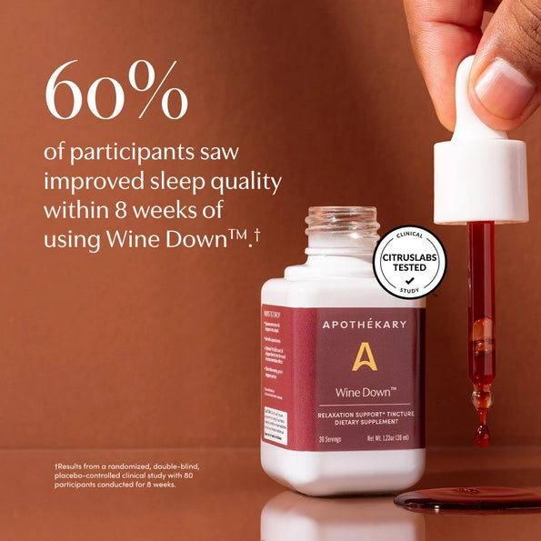 Wine Down™ - Stress & Sleep Aid Herbal Drops