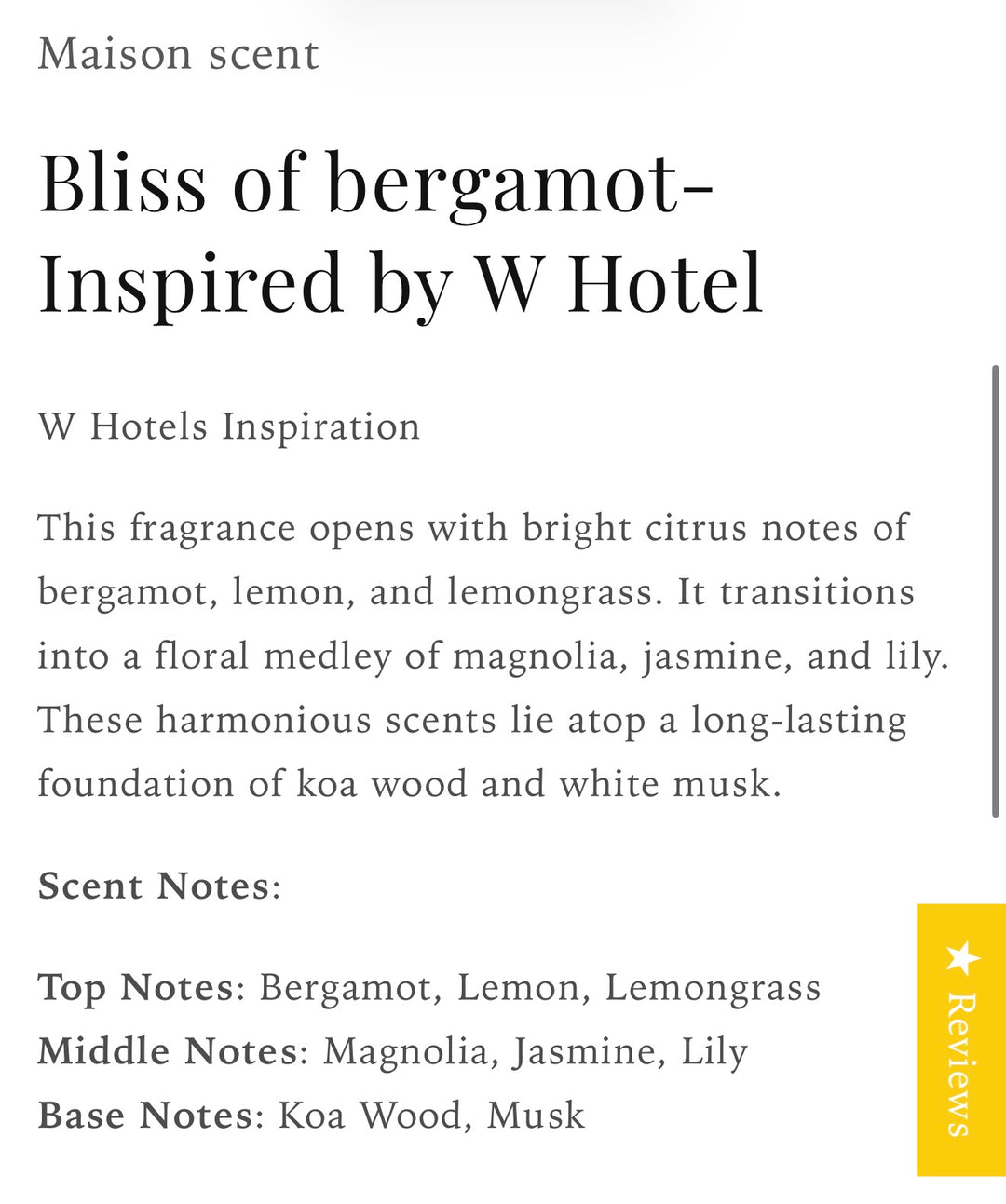 100 ml Maison Scent Refill