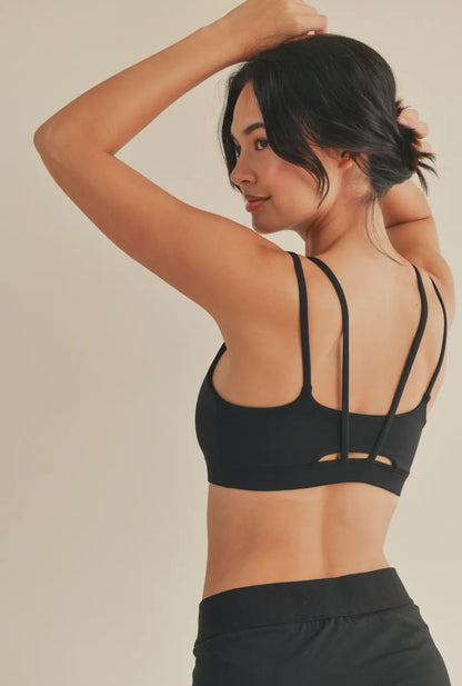 Padded Strappy Sports Bra