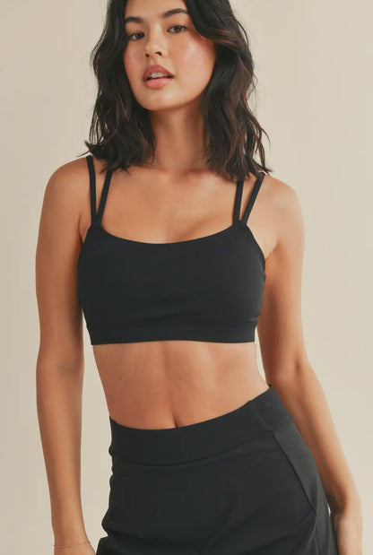 Padded Strappy Sports Bra