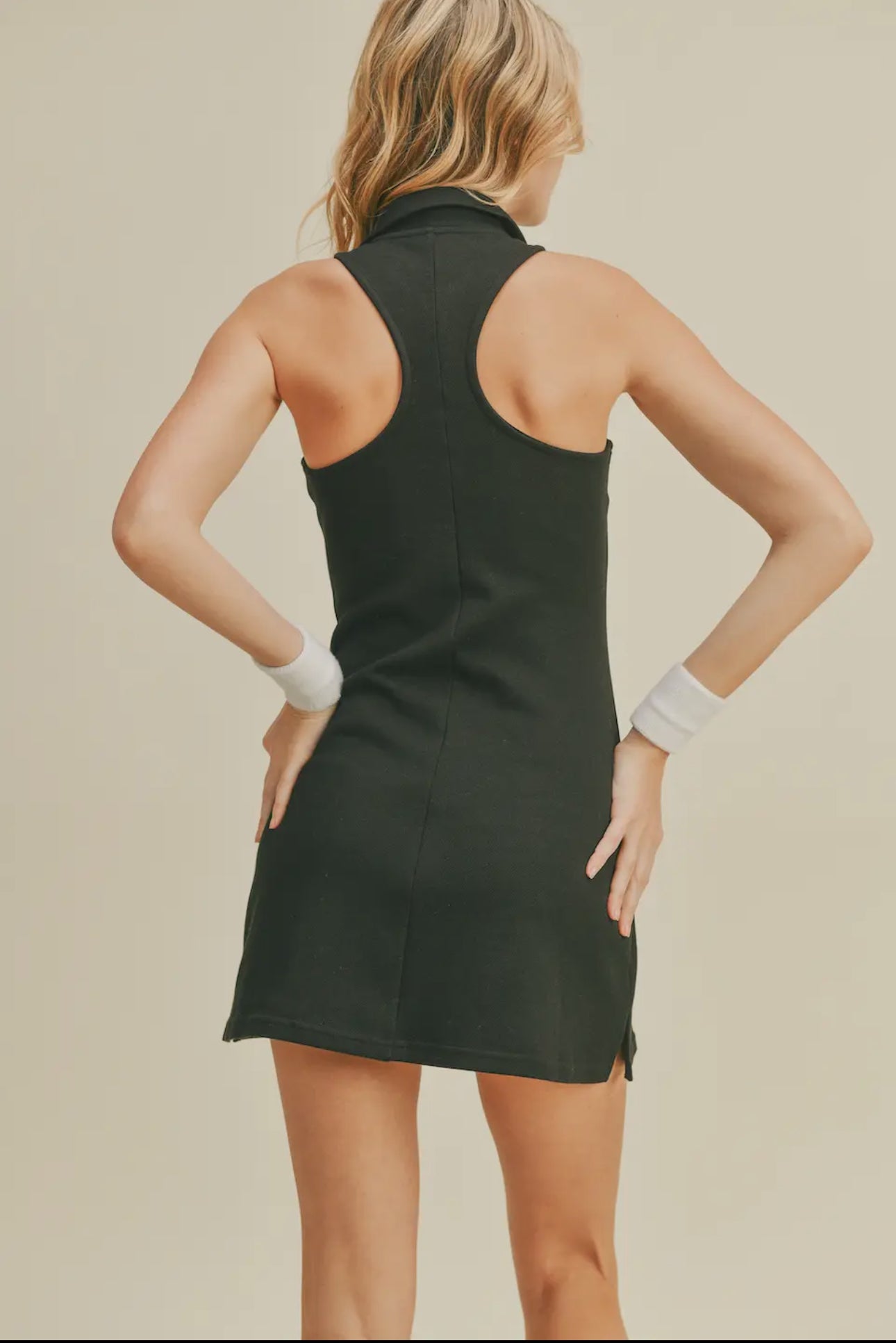 Black Court Tennis Dress