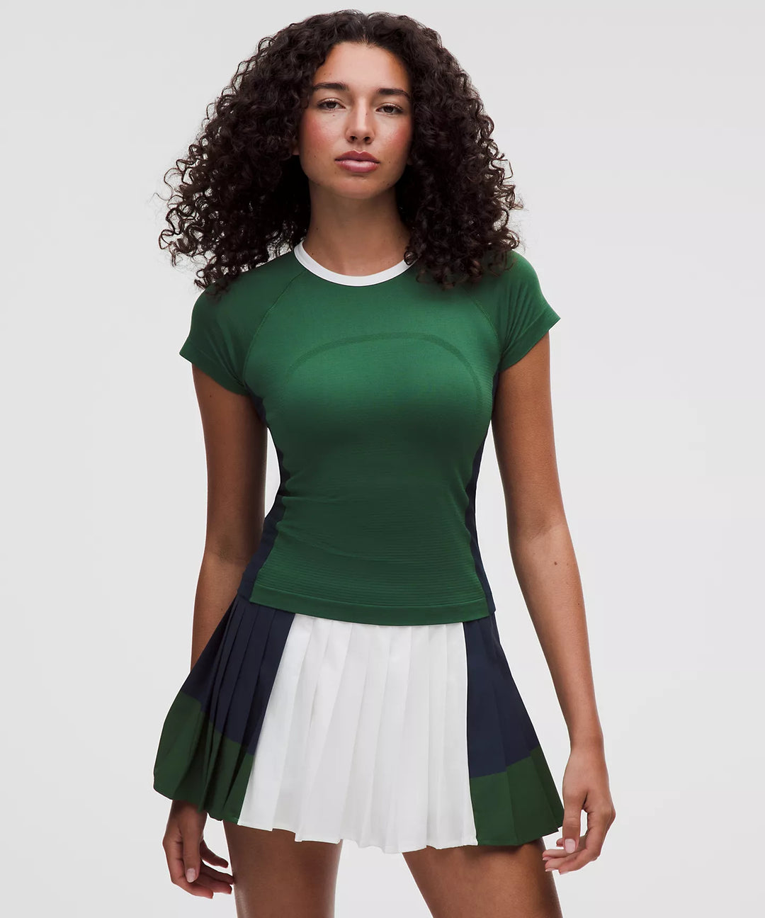 lululemon Swiftly Tech Short-Sleeve Shirt 2.0 Waist Length *Colourblock