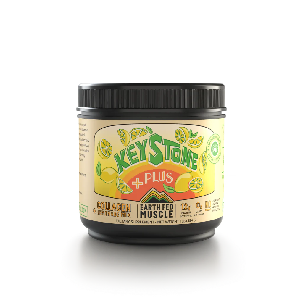 Earth fed Keystone Plus Collagen Lemonade Mix