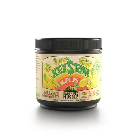 Earth fed Keystone Plus Collagen Lemonade Mix