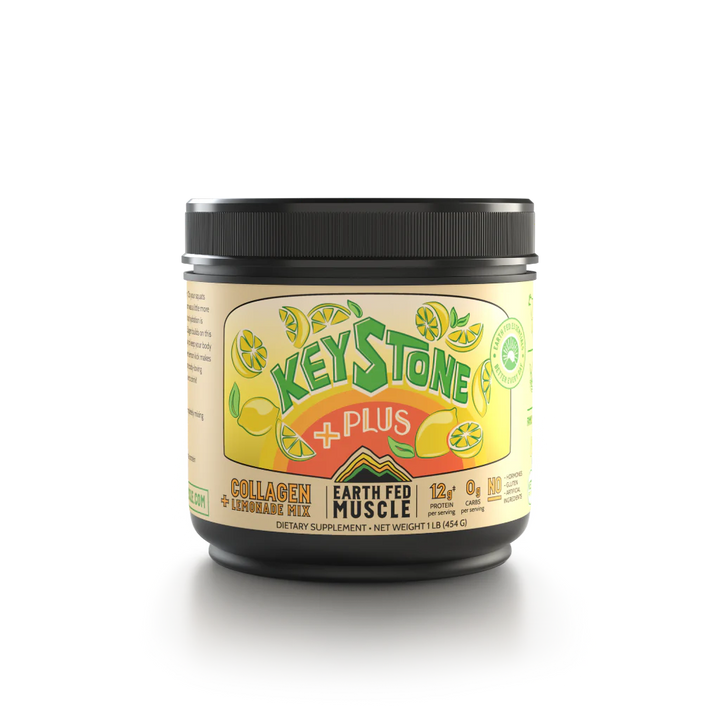 Earth fed Keystone Plus Collagen Lemonade Mix