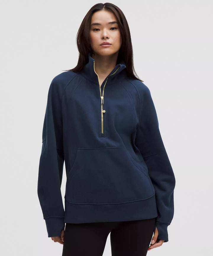lululemon Scuba Oversized Funnel Neck Half Zip LONG*