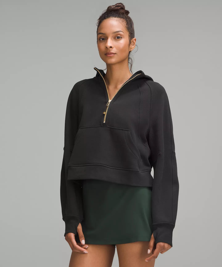 Scuba Oversized Half-Zip Hoodie