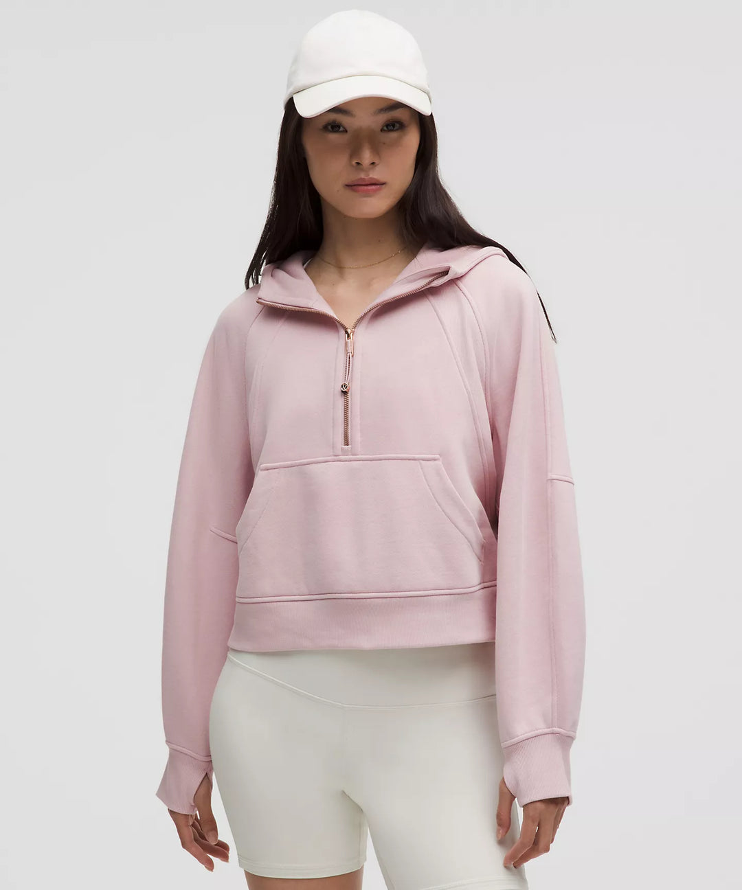 Scuba Oversized Half-Zip Hoodie