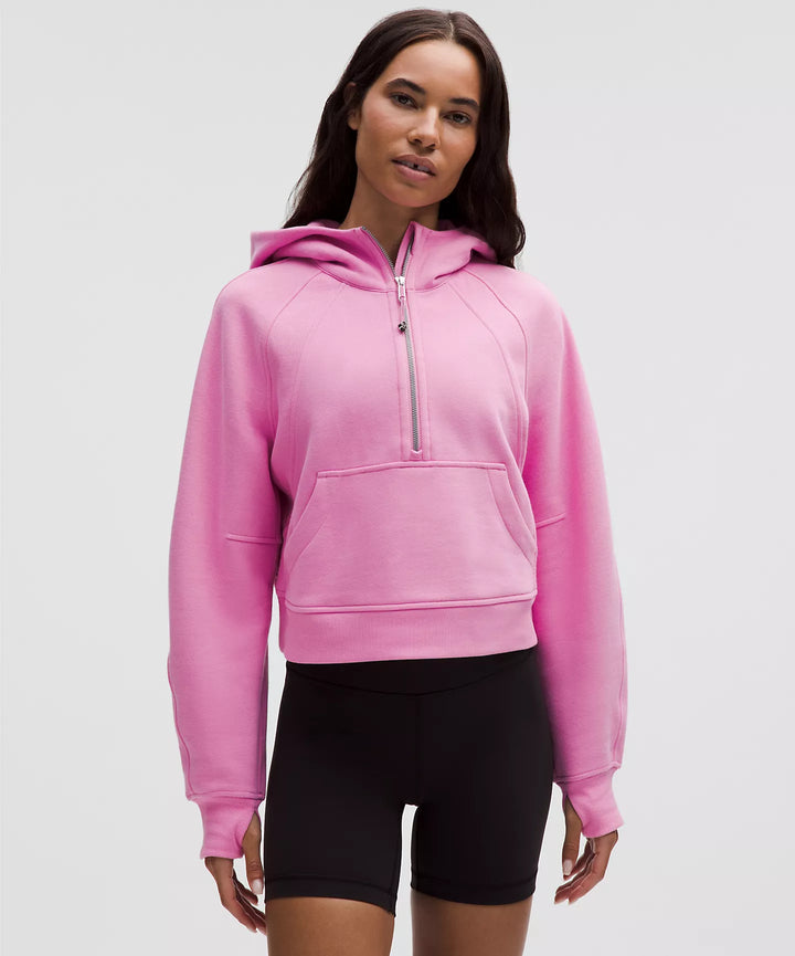 Scuba Oversized Half-Zip Hoodie