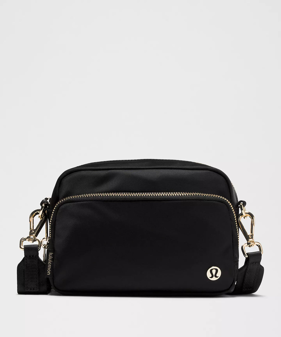 lululemon black and gold belt bag 2l Everywhere Crossbody Bag 2L Metal Hardware – Your Journey Health Club