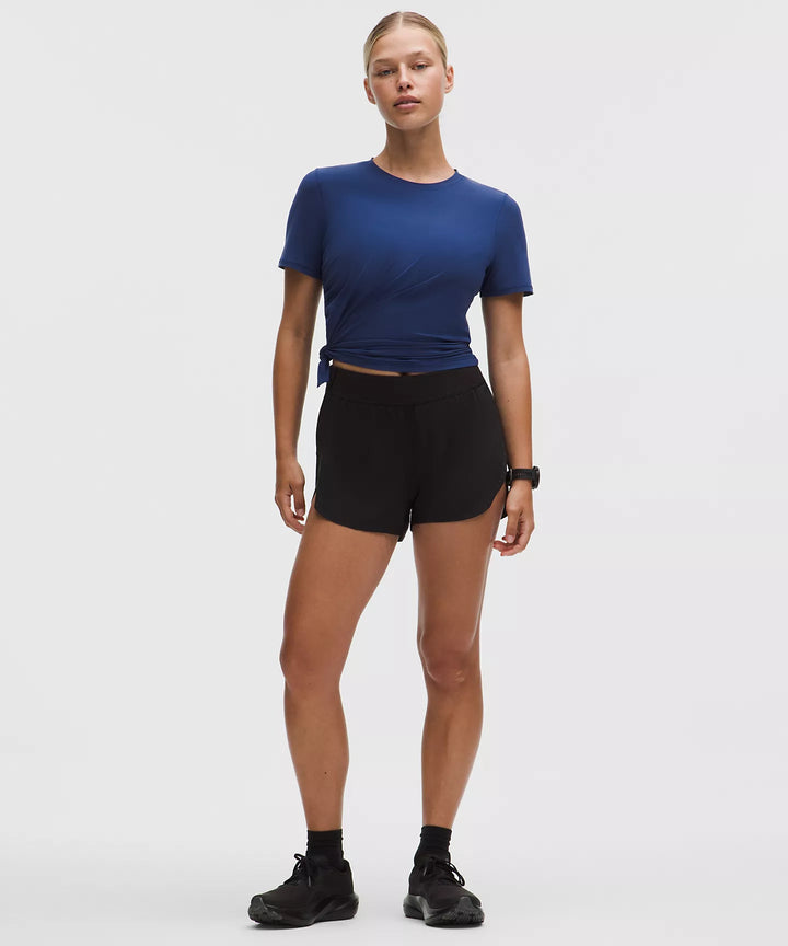 lululemon Side-Ruched Running Short-Sleeve Shirt