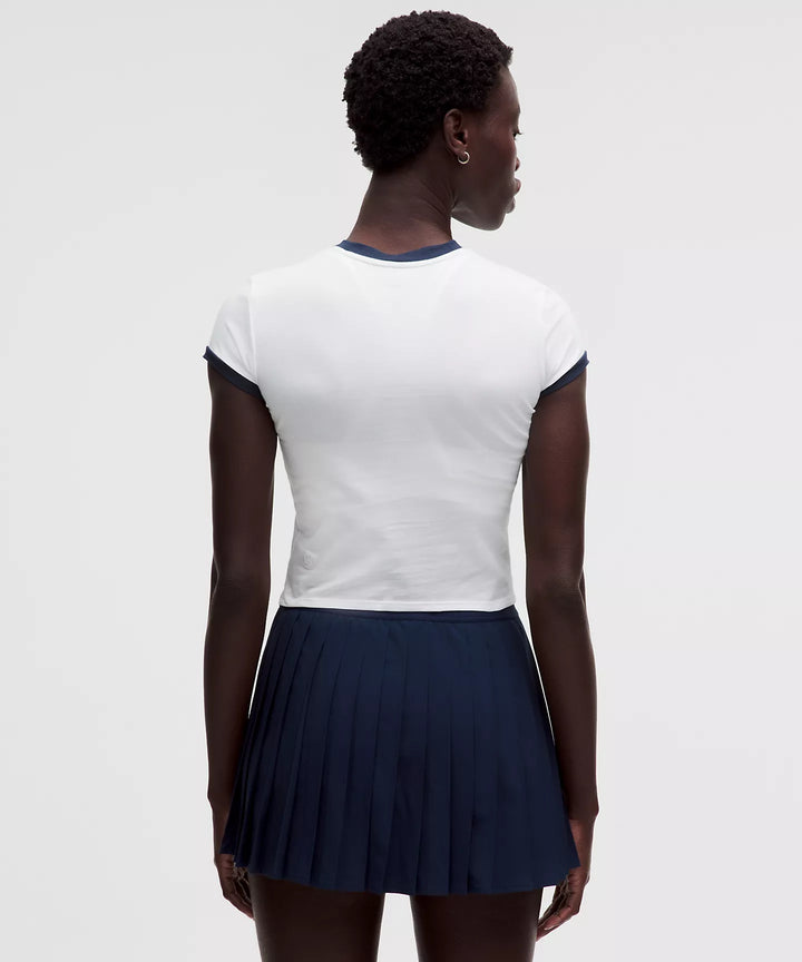 lululemon Organic Cotton Ringer Baby Tee *Tennis Deuce