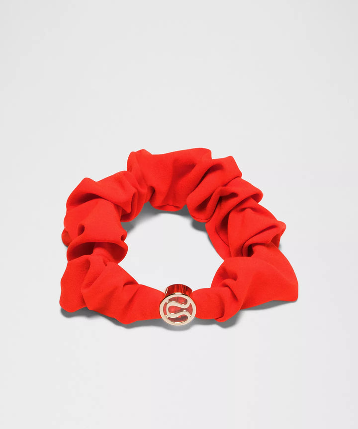lululemon Uplifting Scrunchie *Logo Charm