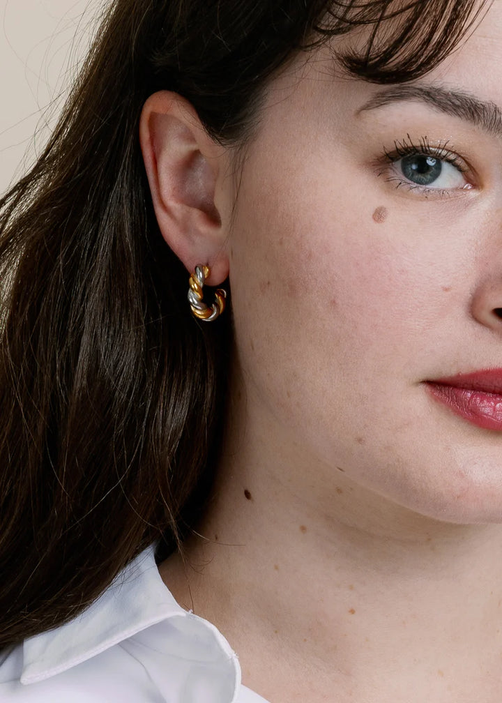 Taya Twisted Hoops