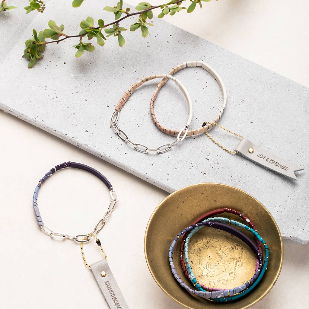 Good Karma w/Chain Bracelet - Gratitude