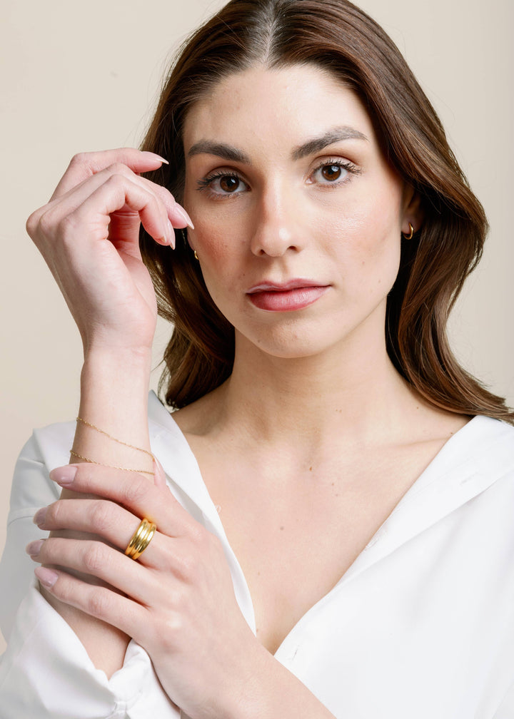 Doubled Up Gold Ring