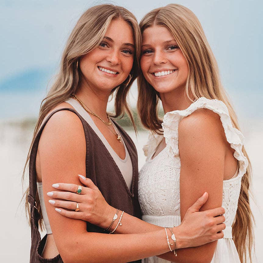 "Forever Friends" Nutral Sun Friendship Hair Tie Bracelets