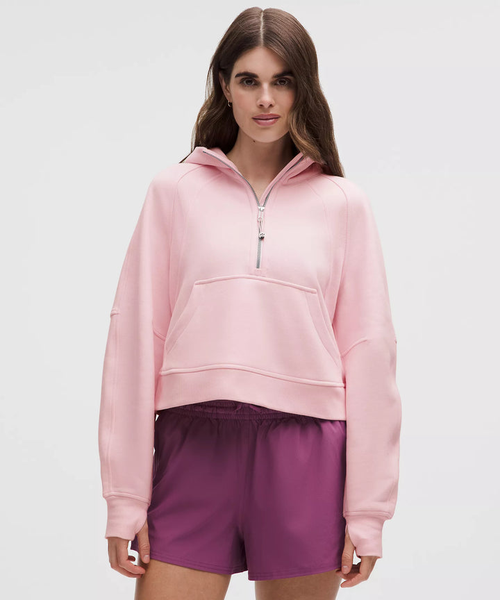 Scuba Oversized Half-Zip Hoodie