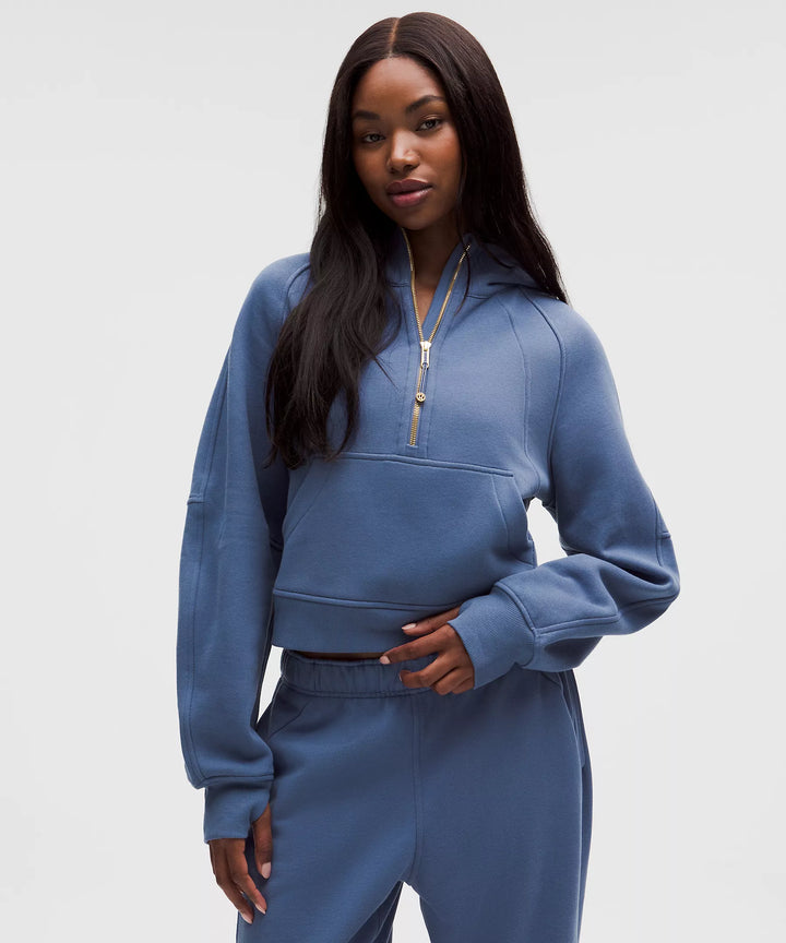 Scuba Oversized Half-Zip Hoodie