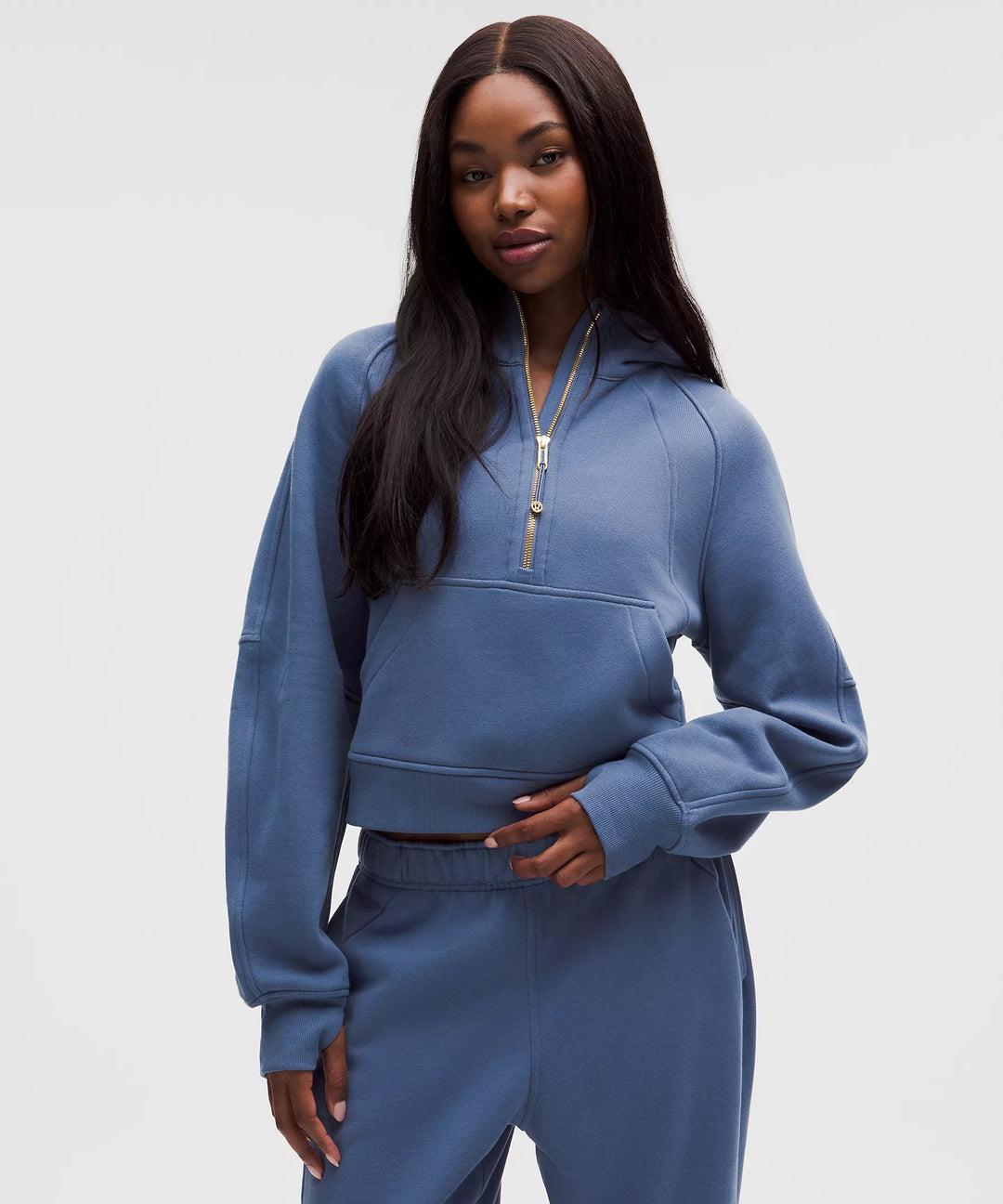 Scuba Oversized Half-Zip Hoodie