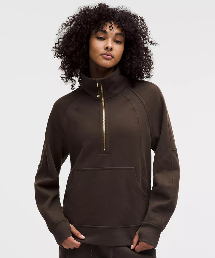 lululemon Scuba Oversized Funnel Neck Half Zip LONG*