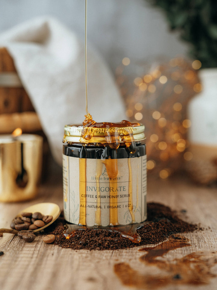 Exfoliating Coffee & Honey Scrub | Hydrating & Acne-Fighting