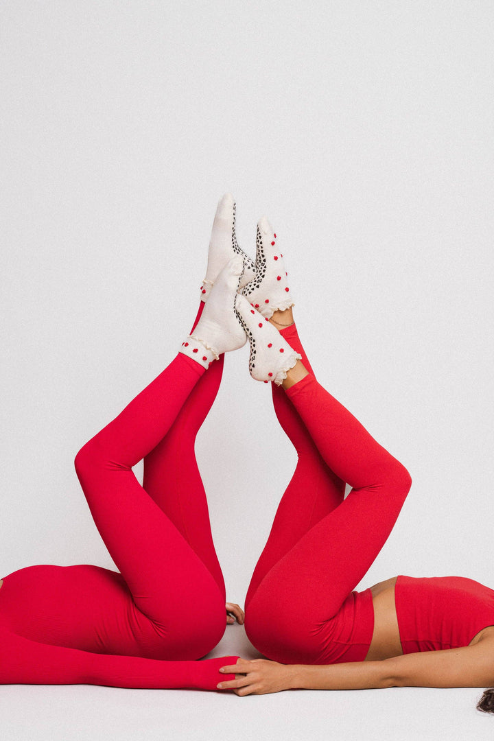 Rossette Ruffle Ankle *Luxe Collection*