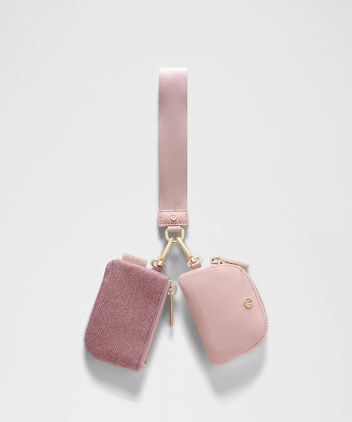 Lululemon Dual Pouch Wristlet *Glitter