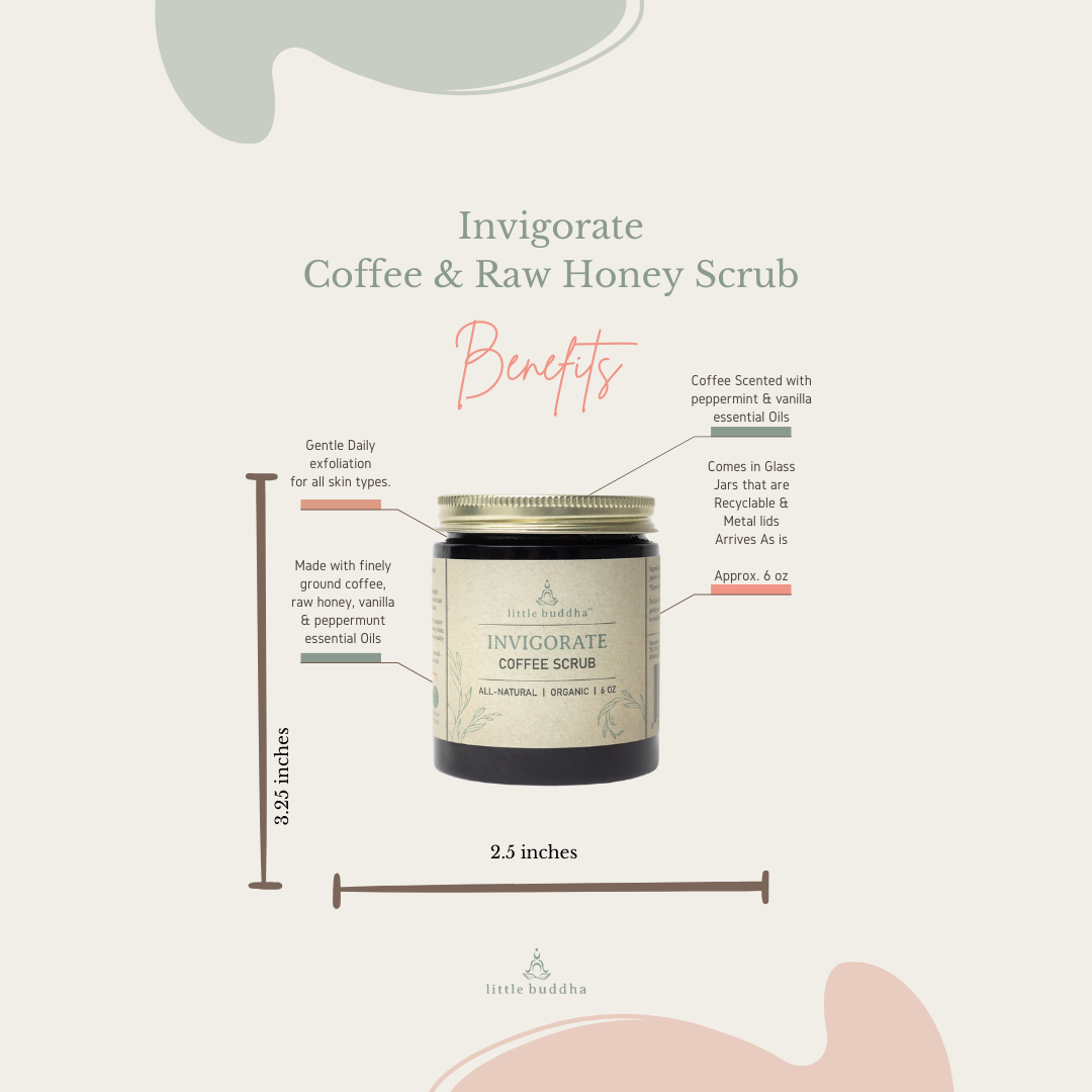 Exfoliating Coffee & Honey Scrub | Hydrating & Acne-Fighting