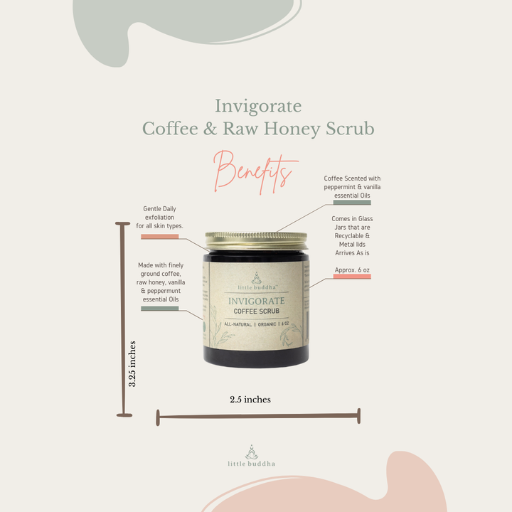 Exfoliating Coffee & Honey Scrub | Hydrating & Acne-Fighting