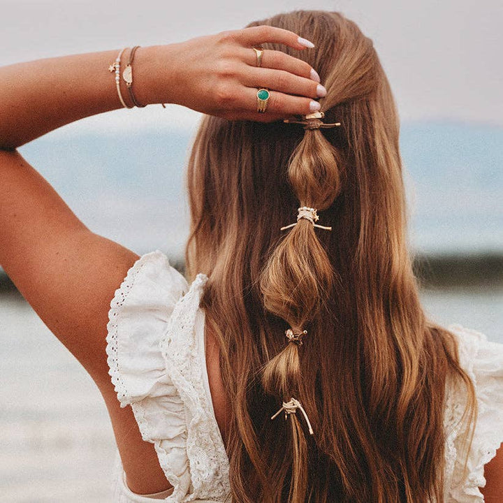 "Forever Friends" Nutral Sun Friendship Hair Tie Bracelets