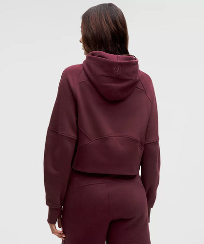 Scuba Oversized Half-Zip Hoodie/ Funnel Neck