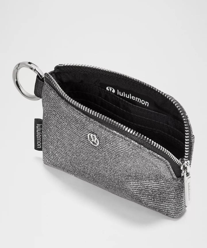 lululemon Clippable Card Pouch *Glitter
