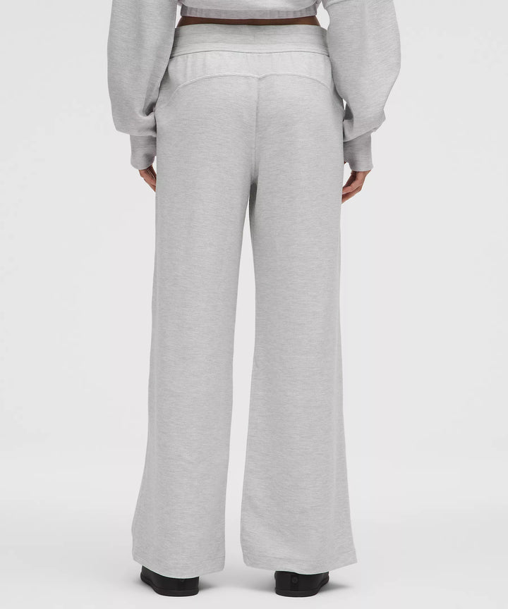Lululemon Scuba Mid-Rise Wide-Leg Pant *Waffle