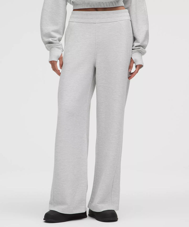 Lululemon Scuba Mid-Rise Wide-Leg Pant *Waffle