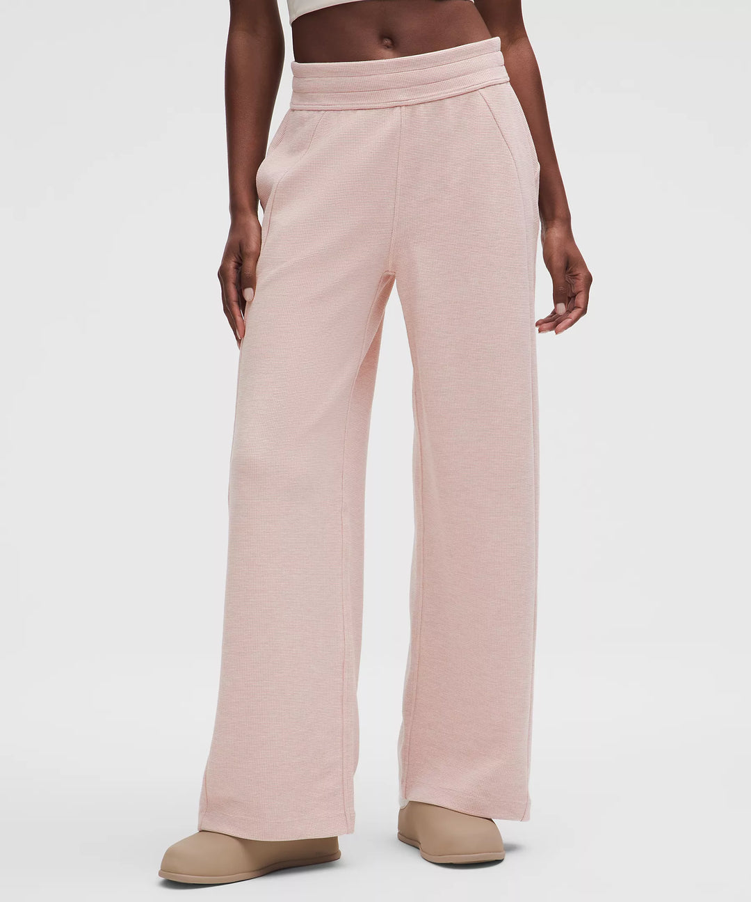 Lululemon Scuba Mid-Rise Wide-Leg Pant *Waffle